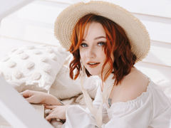 HannaMassey - female with red hair and  small tits webcam at LiveJasmin