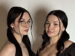 IrisAndLily - female with black hair and  big tits webcam at LiveJasmin