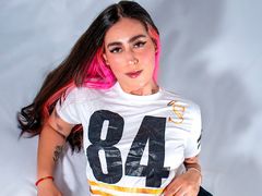 JazzeRusot - female with brown hair and  big tits webcam at xLoveCam