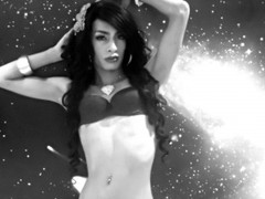 KimSweet - shemale with black hair and  small tits webcam at LiveJasmin