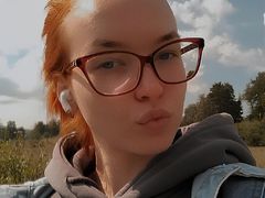 KitsuuNe - female with red hair and  small tits webcam at LiveJasmin
