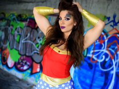 KrinaSky - female with brown hair and  big tits webcam at LiveJasmin