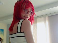 MabelRich - female with red hair and  small tits webcam at LiveJasmin