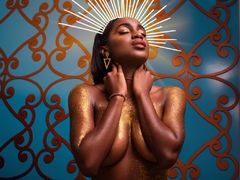 MaiaBlack - female with brown hair and  big tits webcam at LiveJasmin