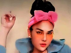 PaulaAmore - shemale with black hair webcam at LiveJasmin