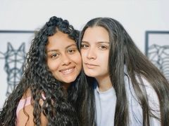 RebecaandCamila - female with black hair and  big tits webcam at LiveJasmin