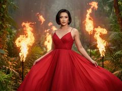 SangreFlammara - shemale with black hair webcam at LiveJasmin