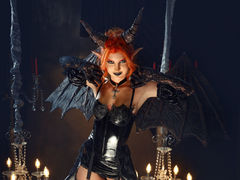 ScarlettHall - female with red hair and  small tits webcam at LiveJasmin