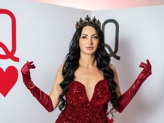 SherTeron - female with black hair and  big tits webcam at LiveJasmin