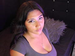 AbrilColleman - female with black hair and  big tits webcam at xLoveCam