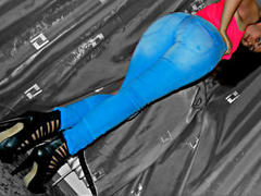 VirtualChocolat - blond shemale with  small tits webcam at ImLive