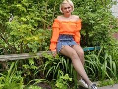 AlbinaFunny - blond female with  small tits webcam at xLoveCam