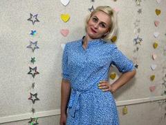 AlbinaFunny - blond female with  small tits webcam at xLoveCam