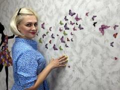 AlbinaFunny - blond female with  small tits webcam at xLoveCam