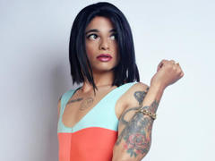 AlexJhonsons - shemale with black hair and  small tits webcam at LiveJasmin