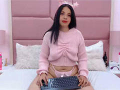 AliceMarquezX - female with brown hair and  small tits webcam at ImLive