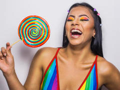 Amberv - female with black hair and  small tits webcam at xLoveCam