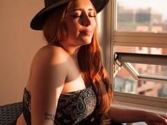 AnniaLeRoux - female with red hair and  small tits webcam at xLoveCam