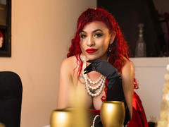 AnnieColorss - female with red hair and  small tits webcam at xLoveCam