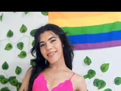 AshleyCock - shemale with black hair webcam at xLoveCam