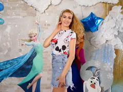 AshlineKate - blond female with  small tits webcam at xLoveCam