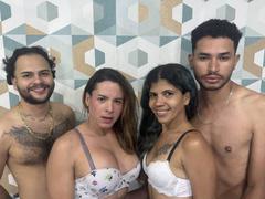 BebeTransAndTwoGuy - couple webcam at xLoveCam