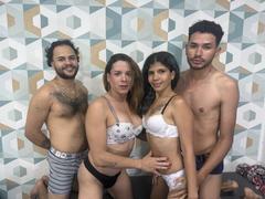 BebeTransAndTwoGuy - couple webcam at xLoveCam