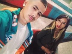 CamerunaAndDamian - shemale with black hair webcam at xLoveCam