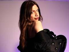 CassandraWhite - shemale with brown hair and  big tits webcam at xLoveCam