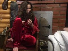 CurvyAmour - female with brown hair and  small tits webcam at xLoveCam