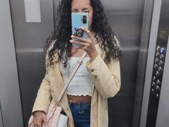 CurlyBlossom - female with black hair webcam at xLoveCam