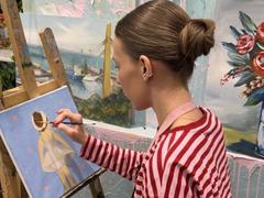 Lavandia - blond female with  big tits webcam at xLoveCam