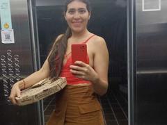 DaMikaela - female with brown hair and  small tits webcam at xLoveCam