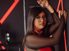 DinniAckermanx - female with black hair and  big tits webcam at ImLive