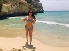 Dionisia - female with brown hair and  small tits webcam at xLoveCam