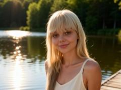 DominiqueBly - blond female webcam at xLoveCam