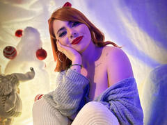 DulceCharlotteHot - female with red hair and  small tits webcam at xLoveCam
