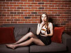 EllyBrune - blond female with  small tits webcam at xLoveCam