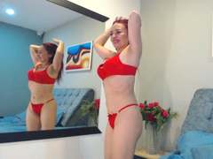 EmmaColins - female with red hair and  big tits webcam at LiveJasmin