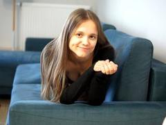 EmilySparkle - female with brown hair and  small tits webcam at xLoveCam