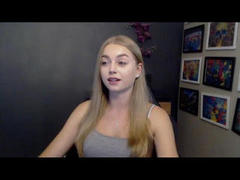 EricaLuck - blond female with  small tits webcam at xLoveCam