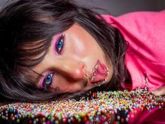 ScarletHoshi - female with brown hair and  big tits webcam at xLoveCam