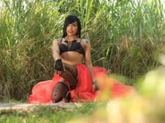 KatyHungryAssTS - shemale with black hair and  small tits webcam at xLoveCam