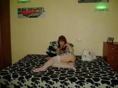 FoxyHousewife - female with red hair and  small tits webcam at xLoveCam