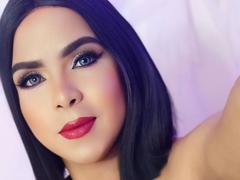 DekaTransGirl - shemale with black hair and  big tits webcam at xLoveCam