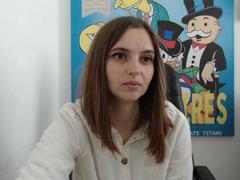 Georginia - female with brown hair and  small tits webcam at xLoveCam