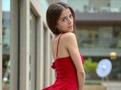 GlamMegi - female with brown hair and  small tits webcam at xLoveCam