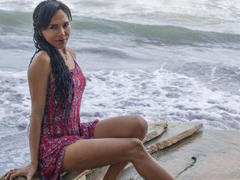 halliecherry - female with black hair and  small tits webcam at LiveJasmin