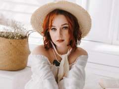 HannaMassey - female with red hair and  small tits webcam at LiveJasmin