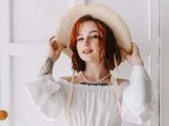 HannaMassey - female with red hair and  small tits webcam at LiveJasmin